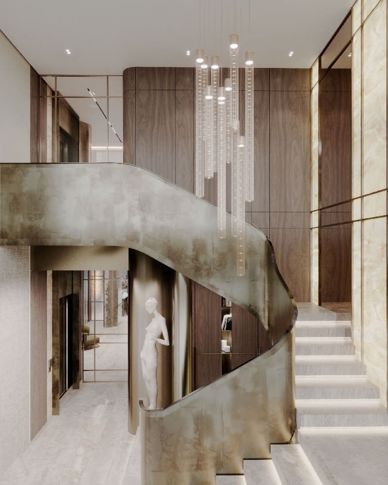 Dom nad jeziorem wpisany w pejzaż