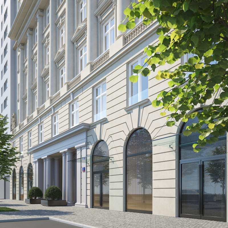 Moniuszki 8 po rewitalizacji - wizualizacja