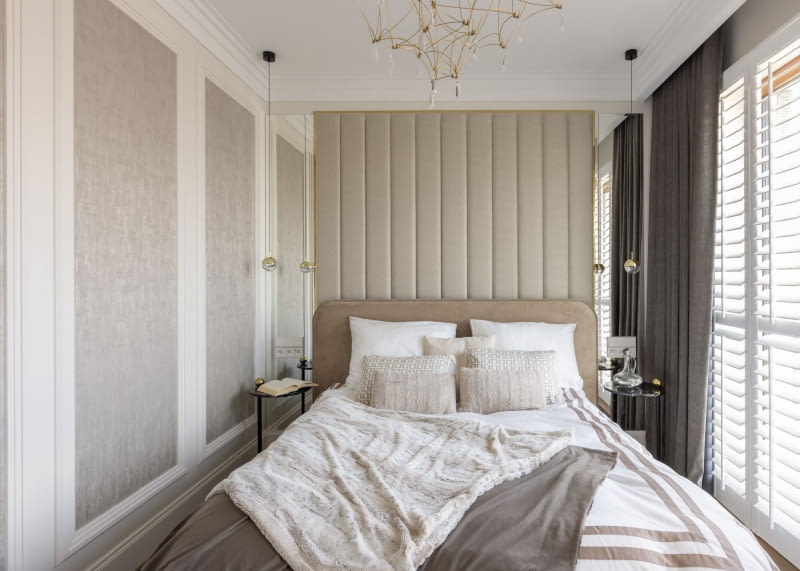 110-metrowy apartament w Warszawie w stylu modern classic