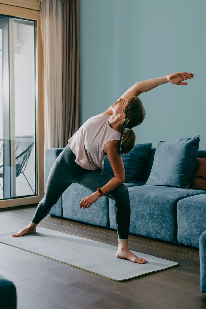 Wnętrze utrzymane w spokojnych kolorach to idealne miejsce do praktyki jogi, pilatesu czy Tai Chi. Wnętrze utrzymane w spokojnych kolorach to idealne miejsce do praktyki jogi, pilatesu czy Tai Chi.