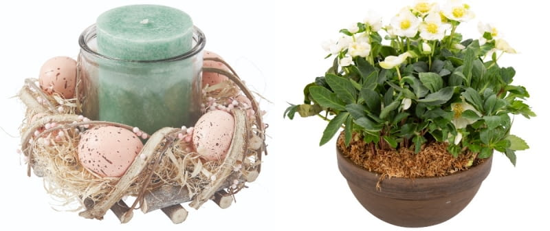 1. Stroik wielkanocny, szkło i tworzywo sztuczne, 49,99 zł, TK Maxx