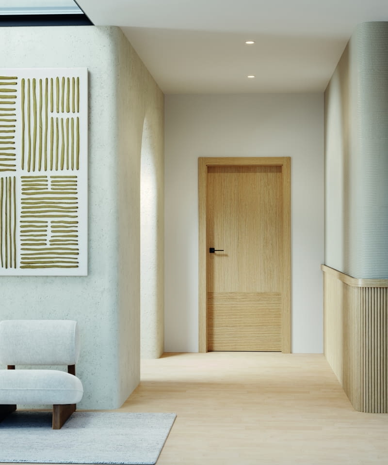 Obecnie zyskują na znaczeniu aranżacje, gdzie szorstkość faktur wykończenia spotyka się z przytulnością wnętrza.