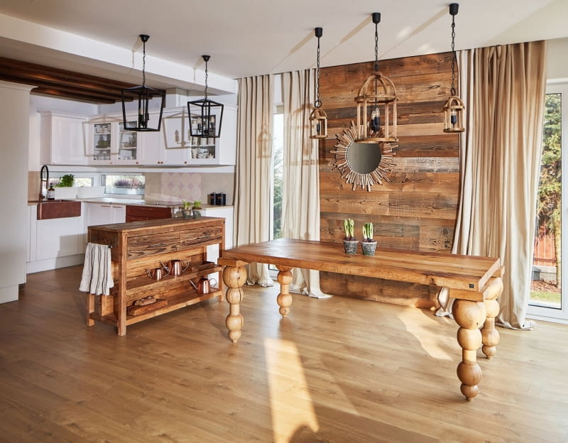 TREND: stare drewno we wnętrzach