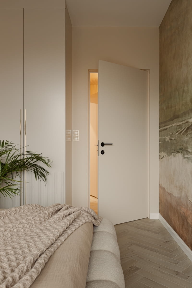 Monochromatyczny apartament w Gdyni