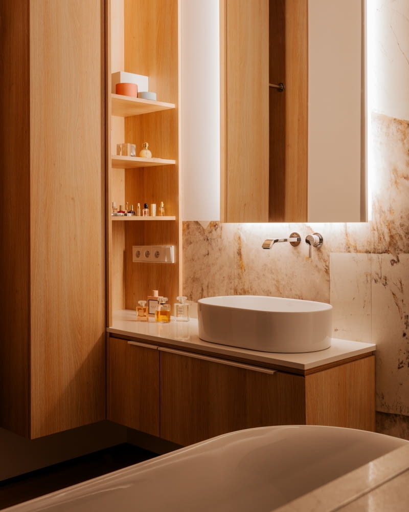 Światło, przestrzeń i architektura - apartament w zielonej części Marymontu