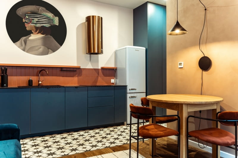 Kubański temperament w sercu Krakowa – aranżacja mieszkania