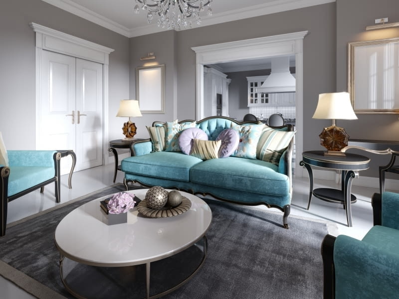 Pokój dzienny odmieniony