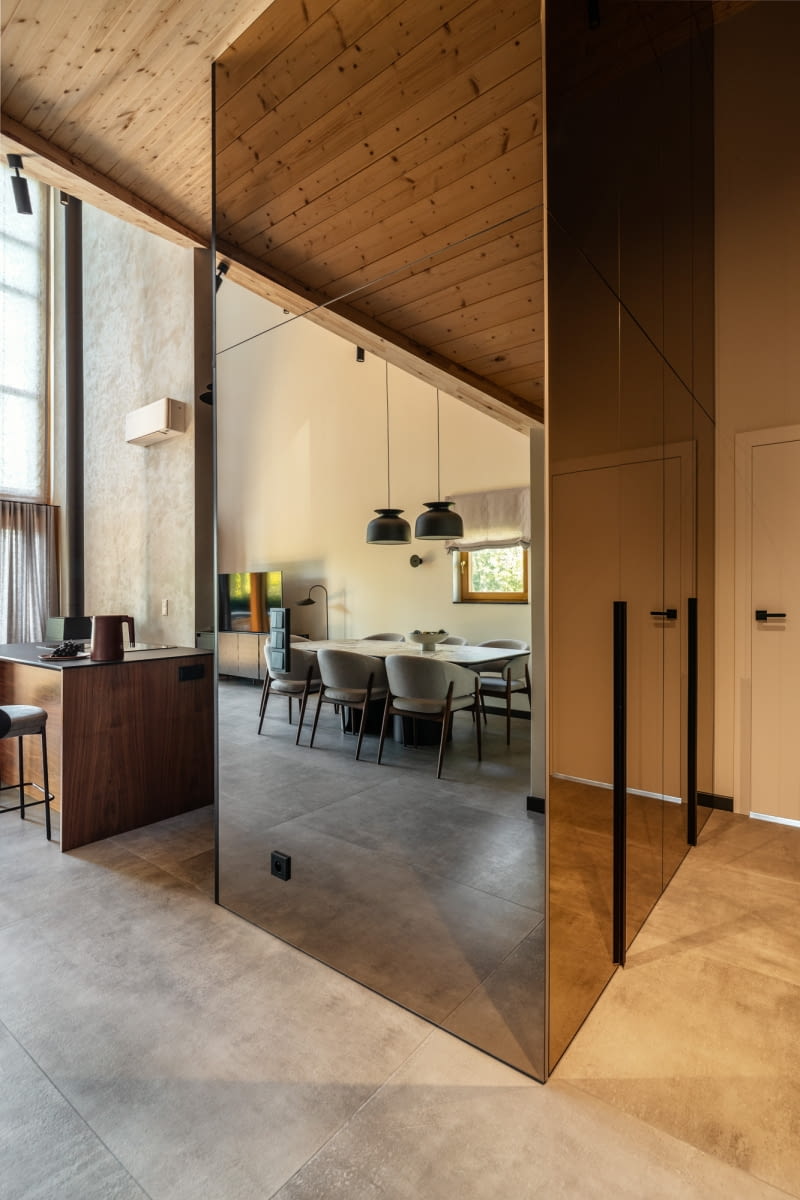 Dom na Mazurach - aranżacja wnętrz projektu Decoroom