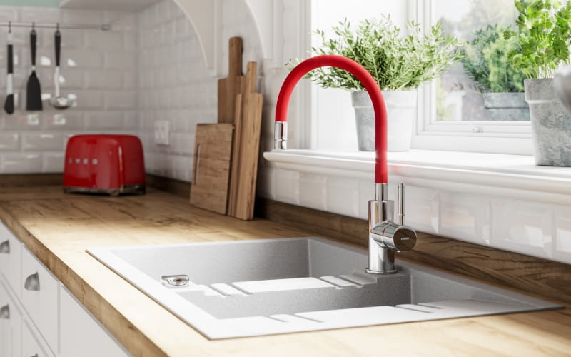 Wymienna wylewka daje możliwość zmiany koloru, Zumba, Ferro