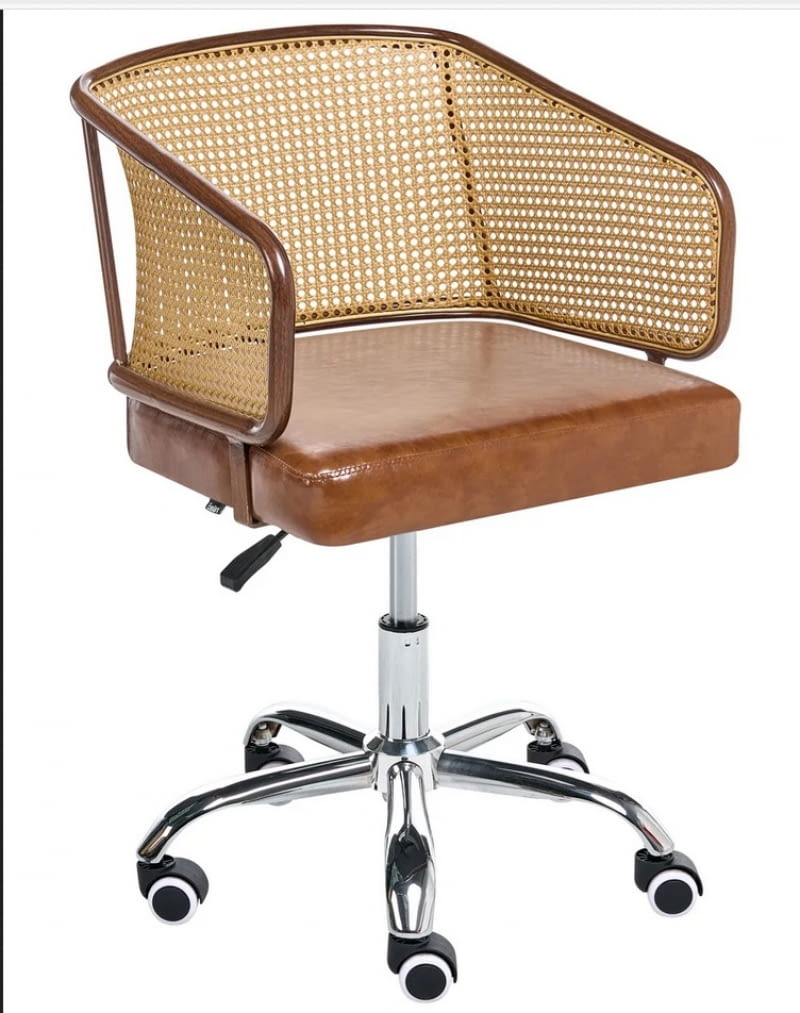 Tucson, ekoskóra, technorattan i żelazo, 50 x 50 cm, wys. 75-85 cm, 439 zł.