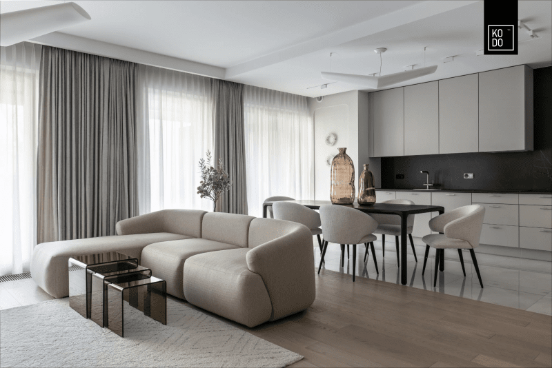 Światło, geometria i ponadczasowa forma – nowoczesny apartament Światło, geometria i ponadczasowa forma – nowoczesny apartament