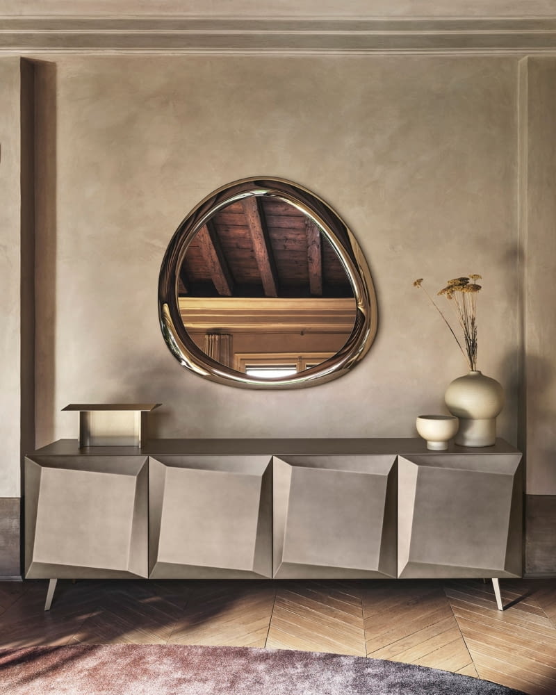 Rzeźbiarska komoda Alterego od Calligaris