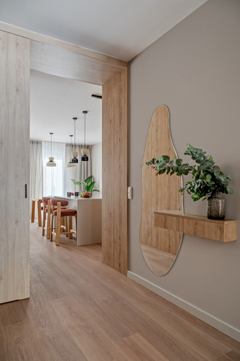 Nowoczesny minimalizm - mieszkanie na warszawskiej Woli