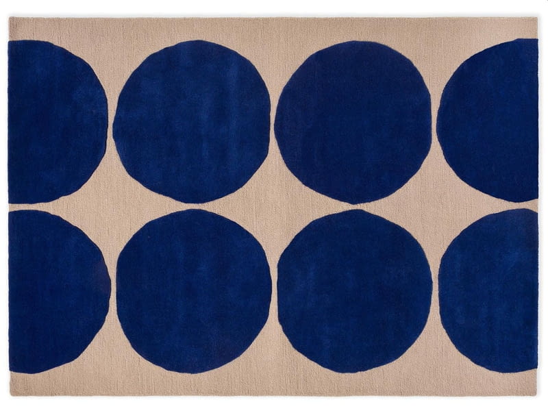Dywan Isot Kivet Blue (Marimekko), wełna, od 140 x 200 cm, od 3260 zł, tapety-sklep.com
