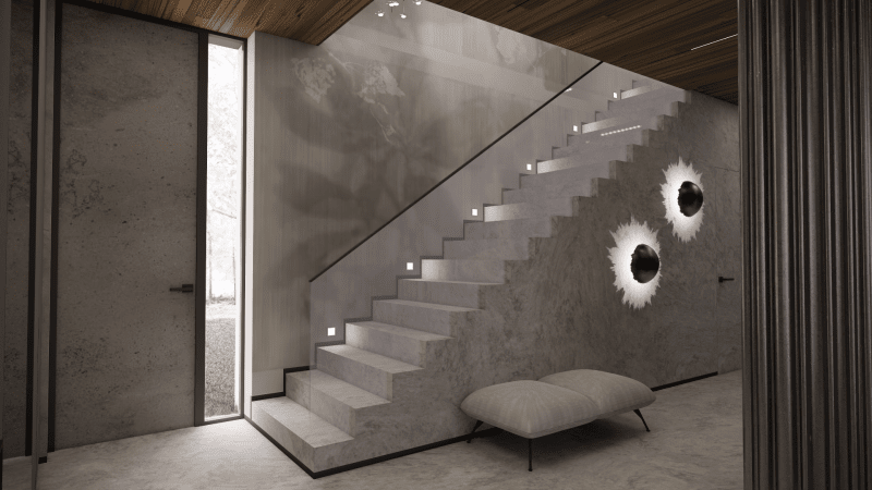 Opowieść o harmonii natury, światła i sztuki - wnętrza projektu pracowni Tissu