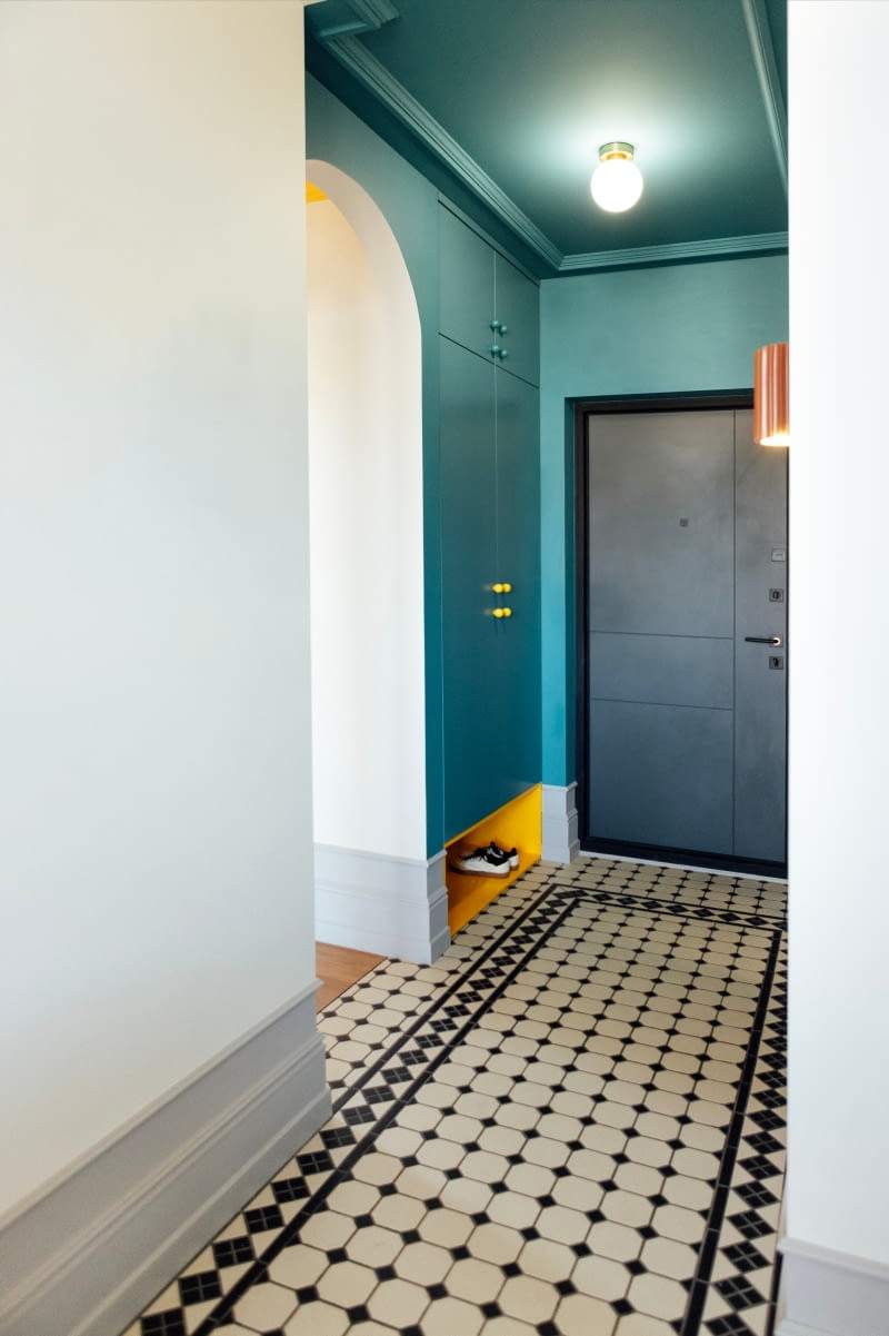 Podłoga w przedpokoju - inspiracje