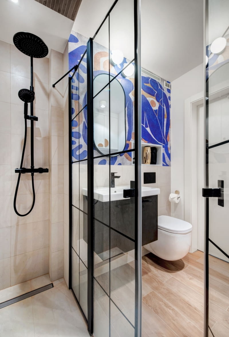 Aranżacja mieszkania inspirowana filmem - projekt Pracowni O Z KRESKĄ Aranżacja mieszkania inspirowana filmem - projekt Pracowni O Z KRESKĄ