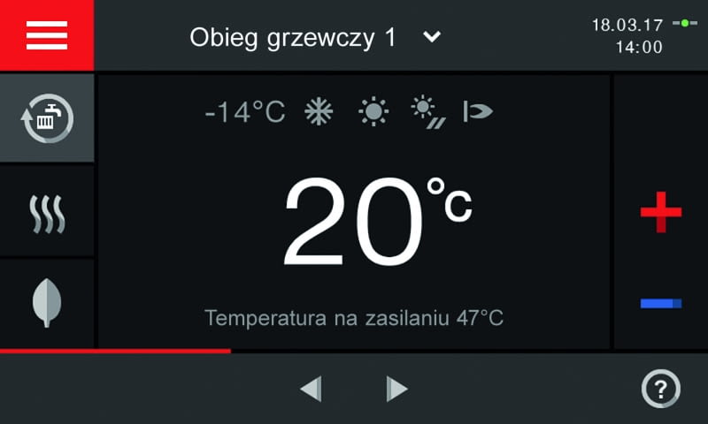 Regulator umożliwia łatwą konfigurację systemu automatyki, rozpoznaje przyłączone komponenty, np. czujniki temperatury czy zdalne sterowanie Regulator umożliwia łatwą konfigurację systemu automatyki, rozpoznaje przyłączone komponenty, np. czujniki temperatury czy zdalne sterowanie