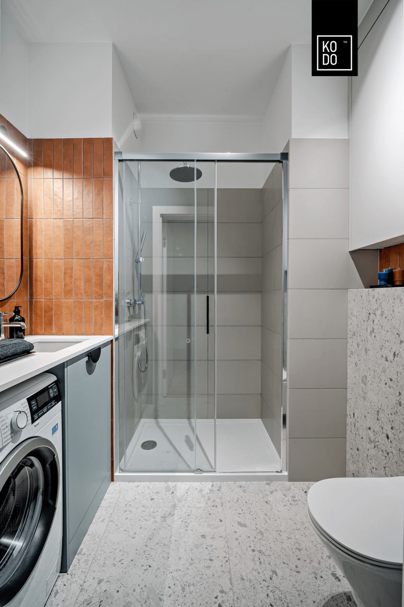 Nowoczesne małe mieszkanie w kolorach