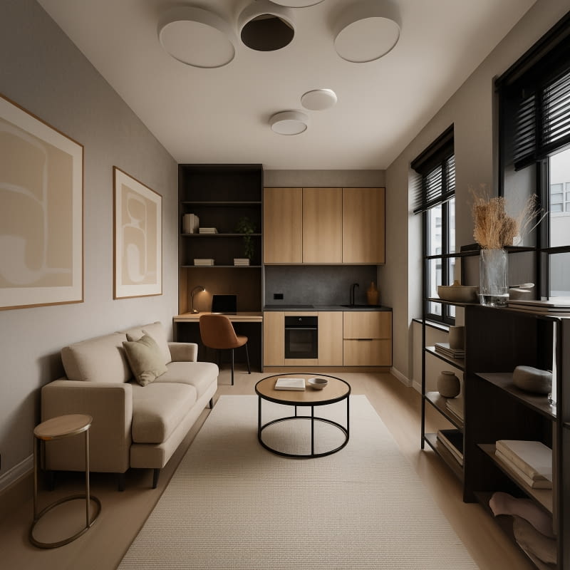 Jasne i przytulne niewielkie mieszkanie