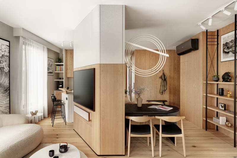 Przestrzeń, która koi zmysły - apartament w Sopocie projektu Jana Sikory Przestrzeń, która koi zmysły - apartament w Sopocie projektu Jana Sikory