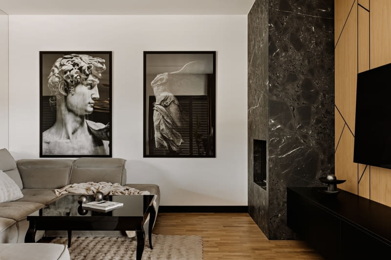 Wnętrza domu w Katowicach - realizacja pracowni AVO Architekci