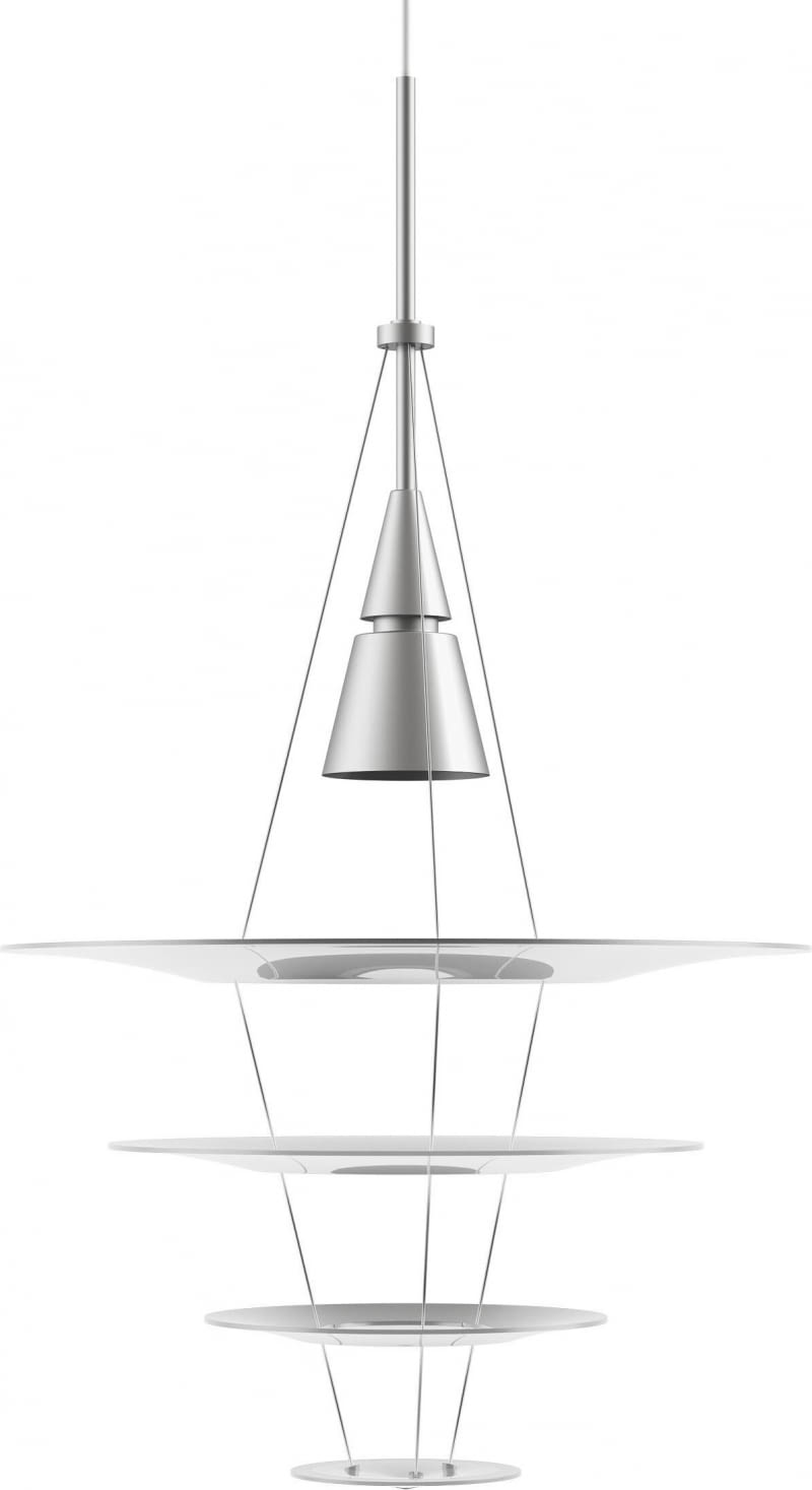 Lampa wisząca Enigma (Louis Poulsen), aluminium, wys. 42,5 cm, 3174,90 zł Lampa wisząca Enigma (Louis Poulsen), aluminium, wys. 42,5 cm, 3174,90 zł