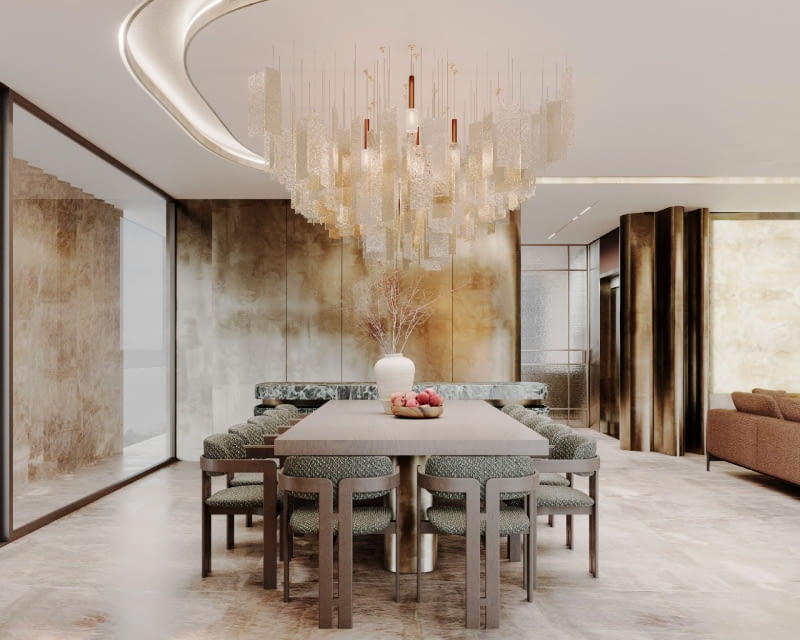 Dom nad jeziorem wpisany w pejzaż