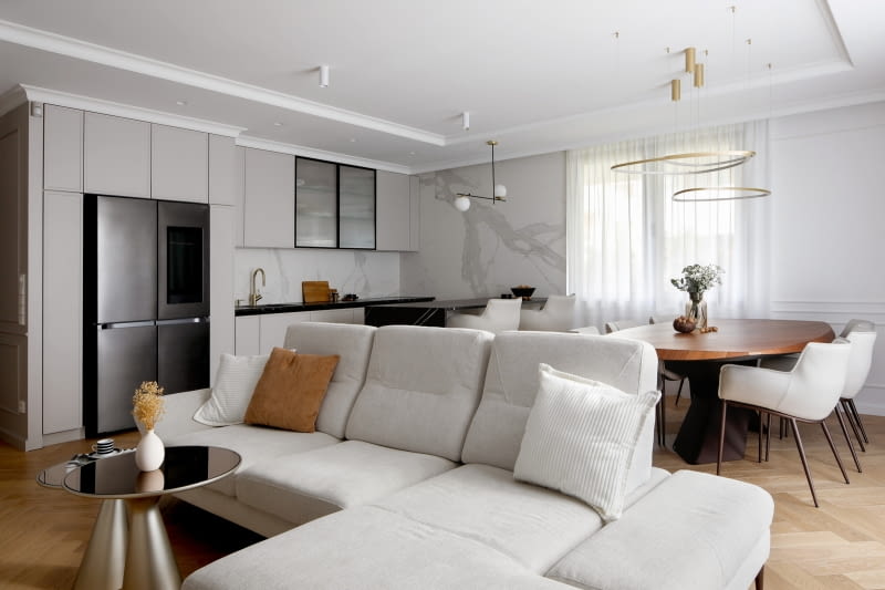 Krakowski apartament w stylu modern classic