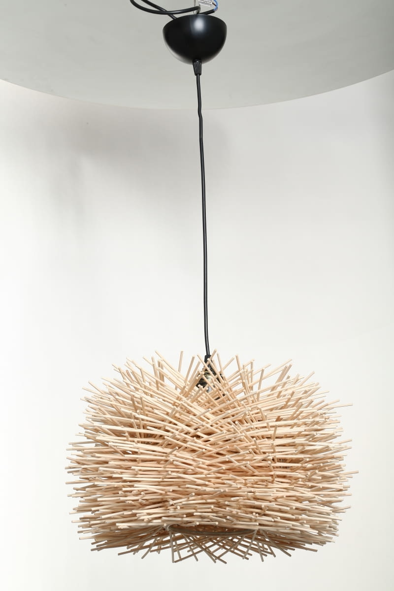 Abażur z patyczków