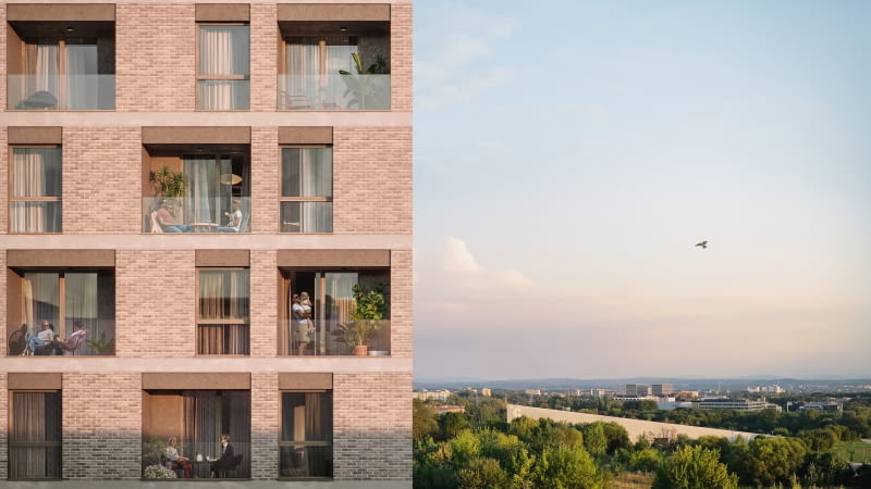 Nowa inwestycja krakowskich dominikanów przy ul. Stefana Jurczaka w Krakowie