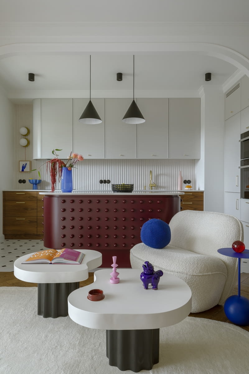 Mieszkanie, na warszawskiej Woli, które czaruje formą i kolorem Mieszkanie, na warszawskiej Woli, które czaruje formą i kolorem