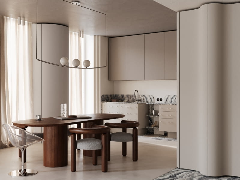 Deep Matt PU1506 DM Kasmirowy Beż, PB0090 DM Śnieżna Biel