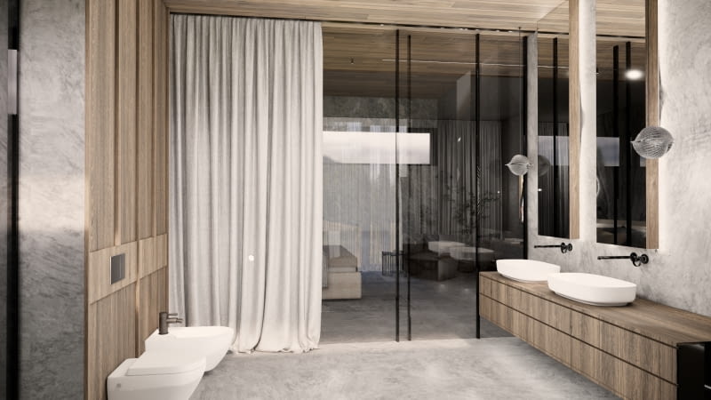 Opowieść o harmonii natury, światła i sztuki - wnętrza projektu pracowni Tissu