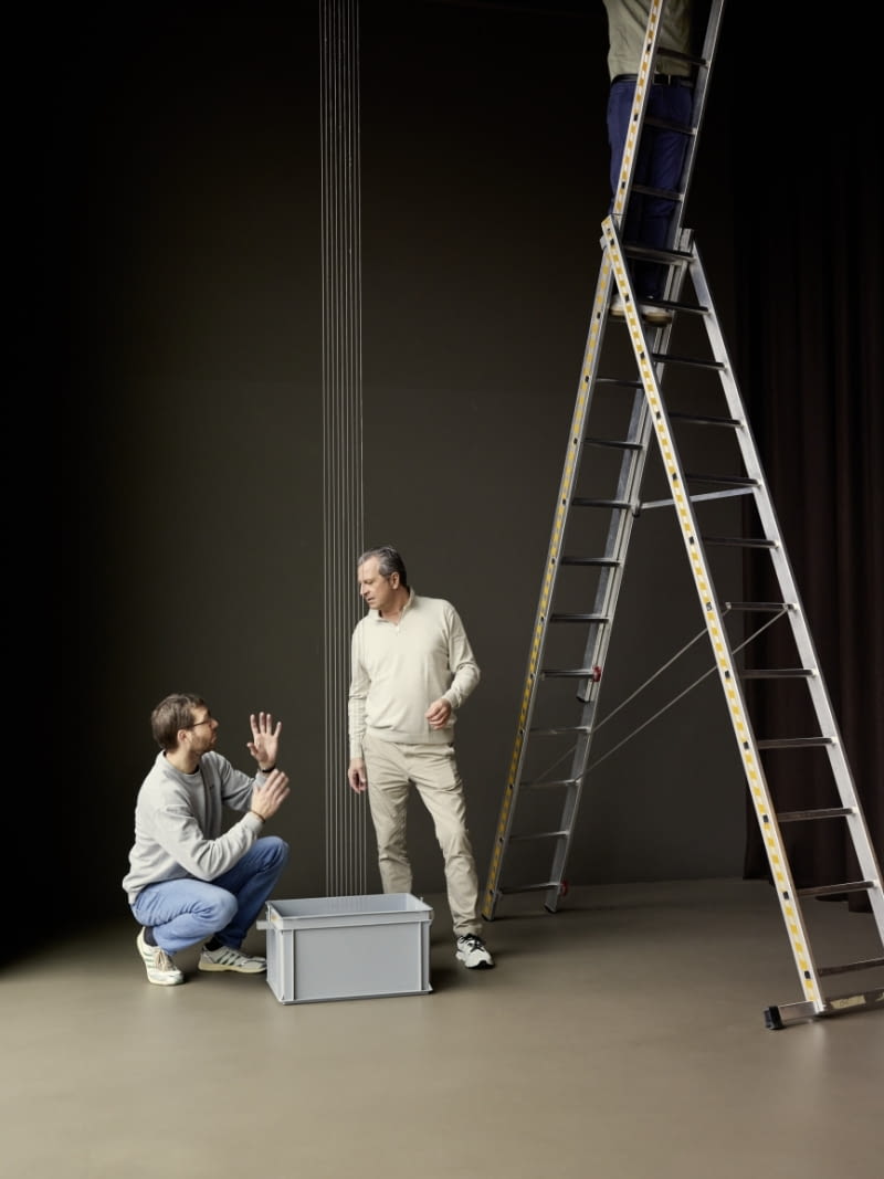 Kulisy procesu twórczego: atelier oï podczas prac nad prototypem instalacji RŌS.