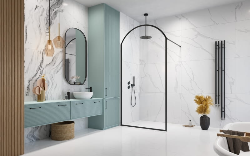 Kolor ścian, podłogi, mebli, a także dodatków wpływa nie tylko na wygląd łazienki, ale też na panujący w niej nastrój.