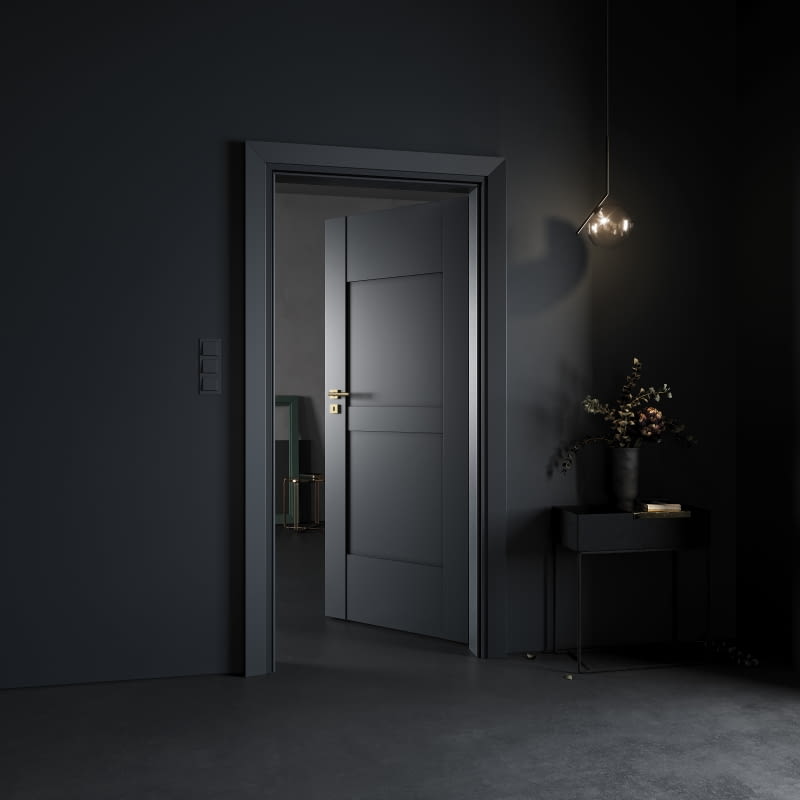 Warto dobrać kolor drzwi tak, aby współgrał ze stylem naszego mieszkania, nie dominując nad pozostałymi elementami jego wykończenia i wyposażenia.