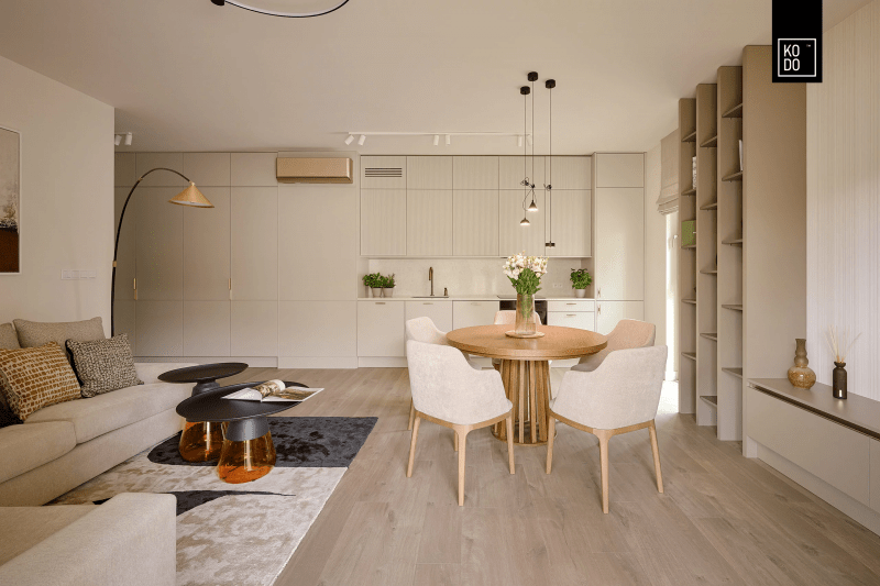 Apartament, który łączy elegancję z funkcjonalnością