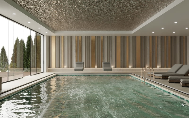 Idealną domową strefę SPA najczęściej projektuje się w oddzielonej części domu, na przykład w pobliżu ogrodu