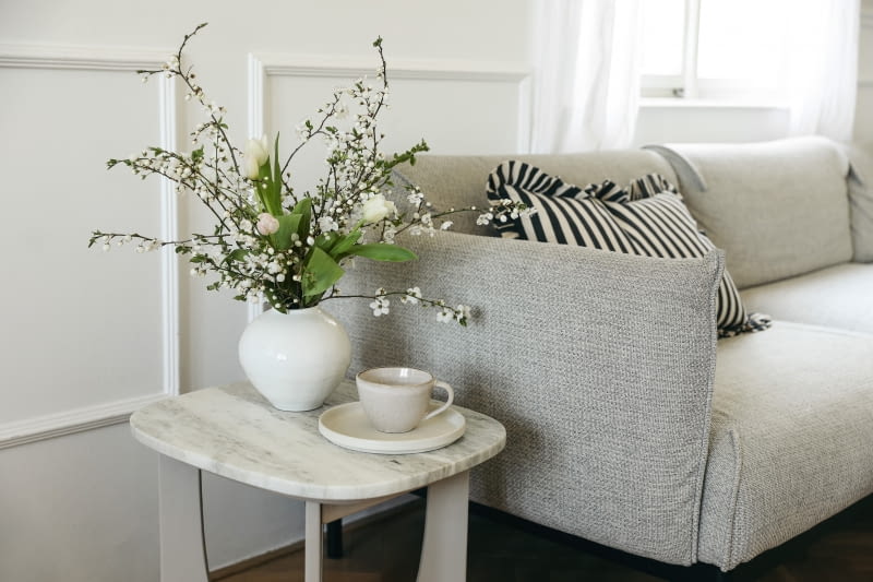 Optyczne powiększenie salonu