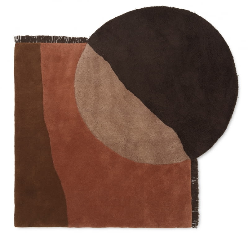 Dywan View (Ferm Living), wełna, 180 x 180 cm, 2464,50 zł, scandinavianliving.pl