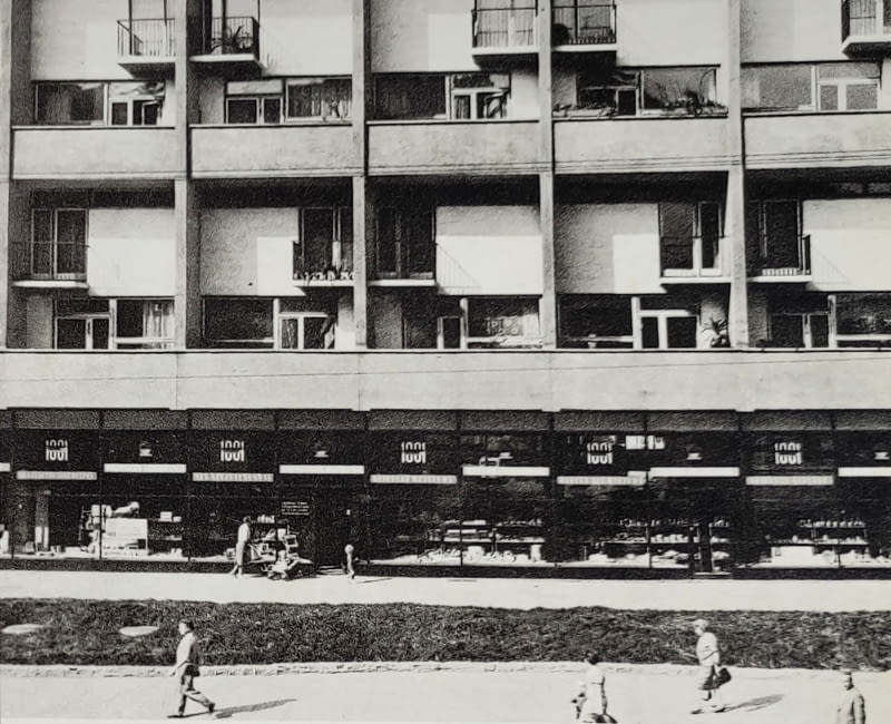 Mezonetowiec we Wrocławiu - 1967 rok Mezonetowiec we Wrocławiu - 1967 rok