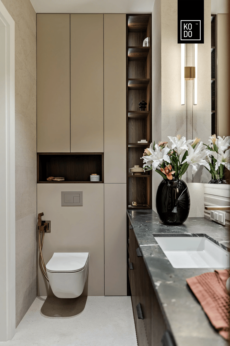 Harmonia inspirowana naturą: 90-metrowe mieszkanie w Warszawie