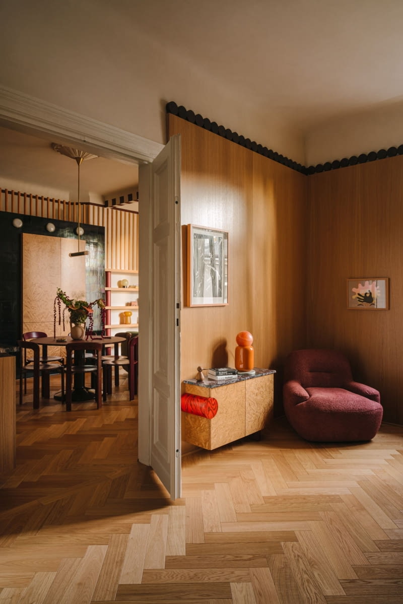 Mieszkanie w kamienicy na Starym Mokotowie Mieszkanie w kamienicy na Starym Mokotowie