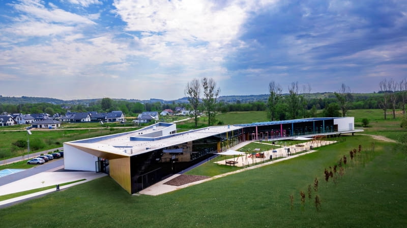 Przedszkole Ptasie Radio w Bobrownikach. Proj. PROJEKTPLUSARCHITEKCI Sp. z o.o. Przedszkole Ptasie Radio w Bobrownikach. Proj. PROJEKTPLUSARCHITEKCI Sp. z o.o.