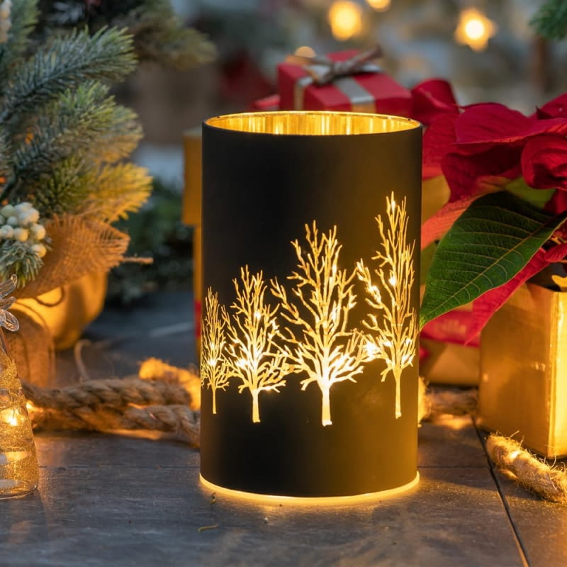 Czarny lampion NOTTE