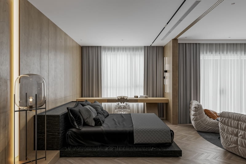 Łóżko na podeście - inspiracje Łóżko na podeście - inspiracje