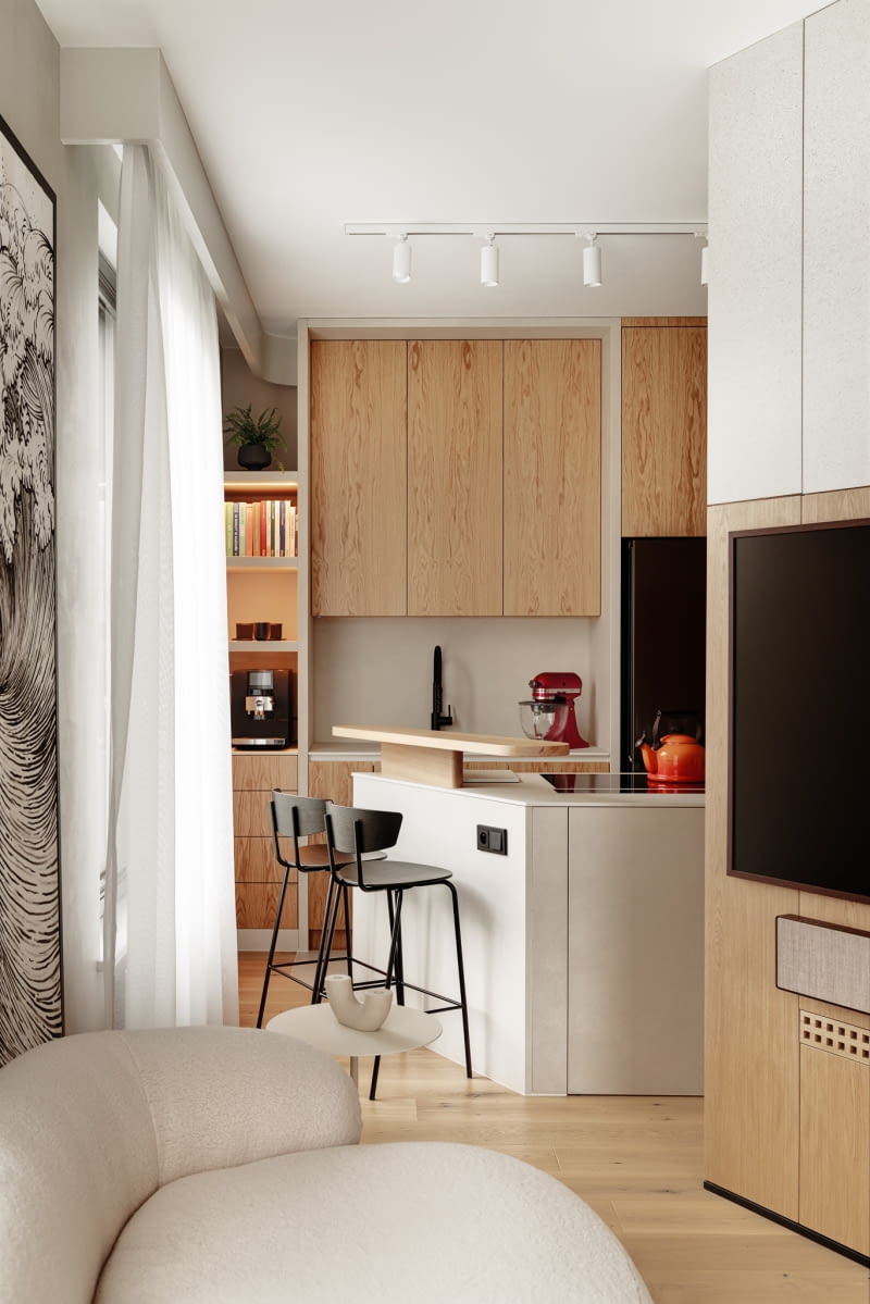 Przestrzeń, która koi zmysły - apartament w Sopocie projektu Jana Sikory Przestrzeń, która koi zmysły - apartament w Sopocie projektu Jana Sikory