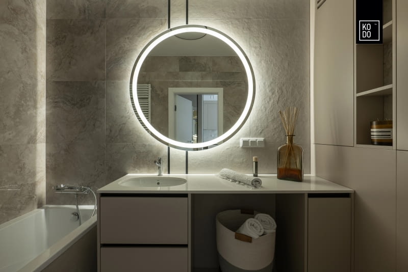 Dwupokojowe mieszkanie w szarościach