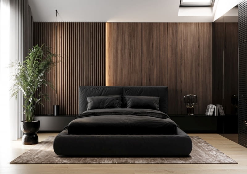Sypialnia w stylu minimalistycznym